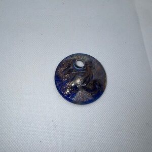 handcrafted dichroic or art glass pendant